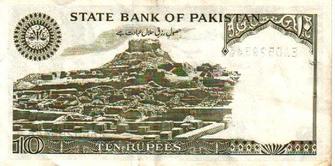Rupie Pakistane dietro